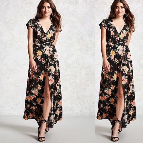 forever 21 maxi romper